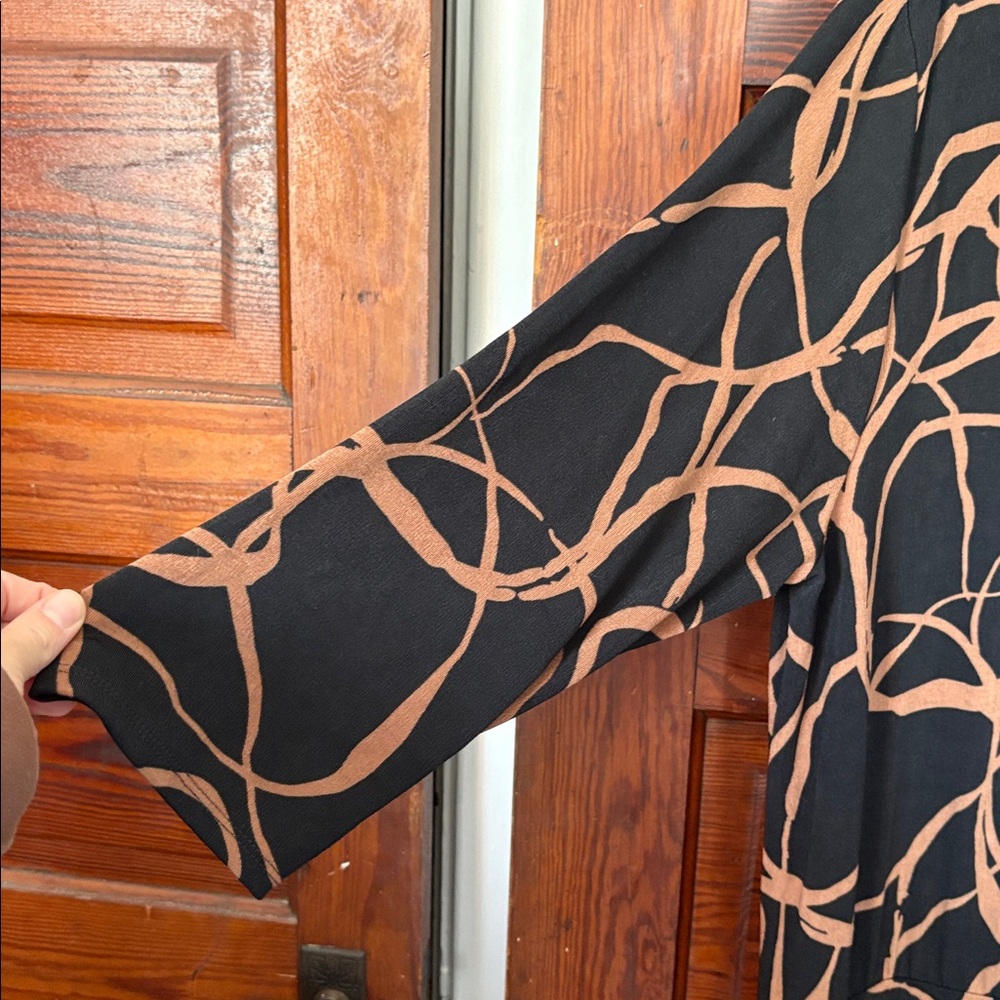 Chicos Jumpsuit NWT Size 4 Travelers 3/4 Sleeve - Picture 5 of 9